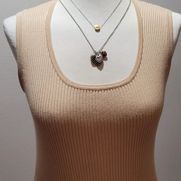 Vintage Brown Large Scoop Neck Sweater Vest Classic Casual Minimalist Streetwear - Picture 4 of 12